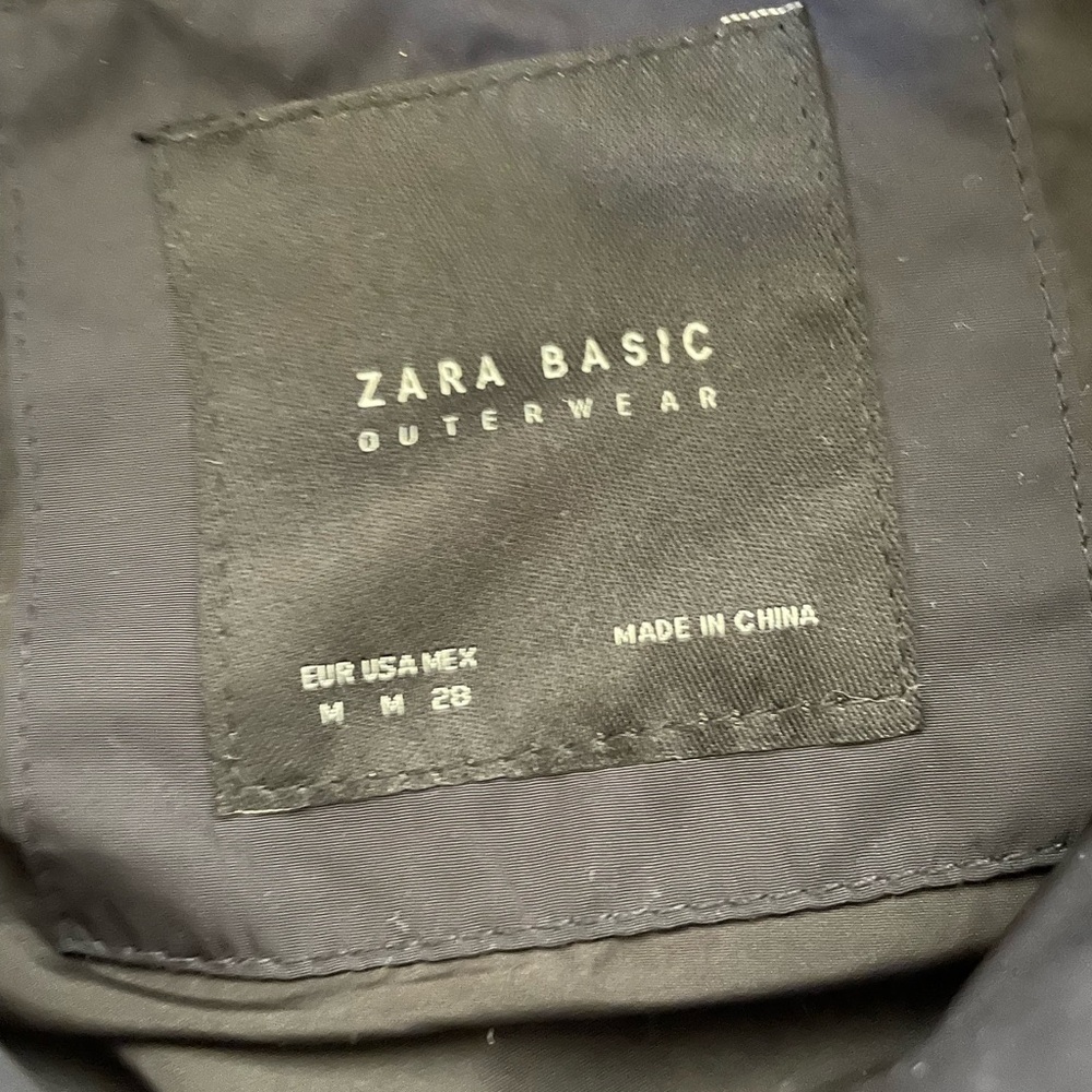 Zara Basic Outerwear Black Jacket - image 3